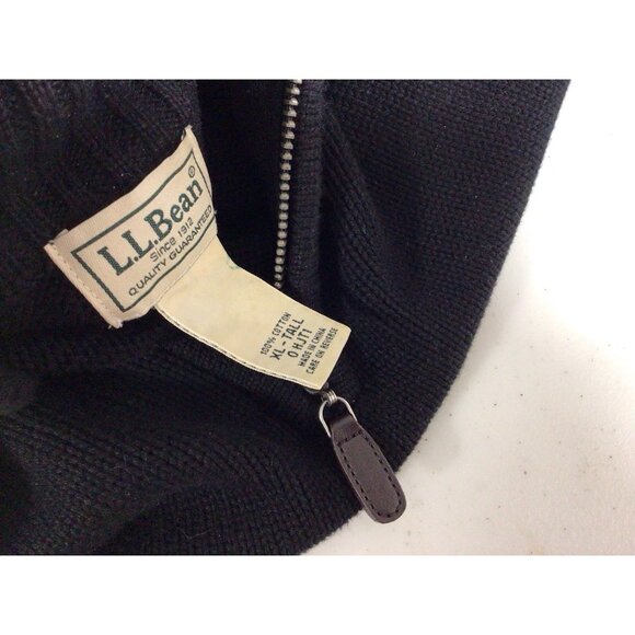 LL Bean Sweater Preppy 1/2 Zip Mens XL - Picture 4 of 6